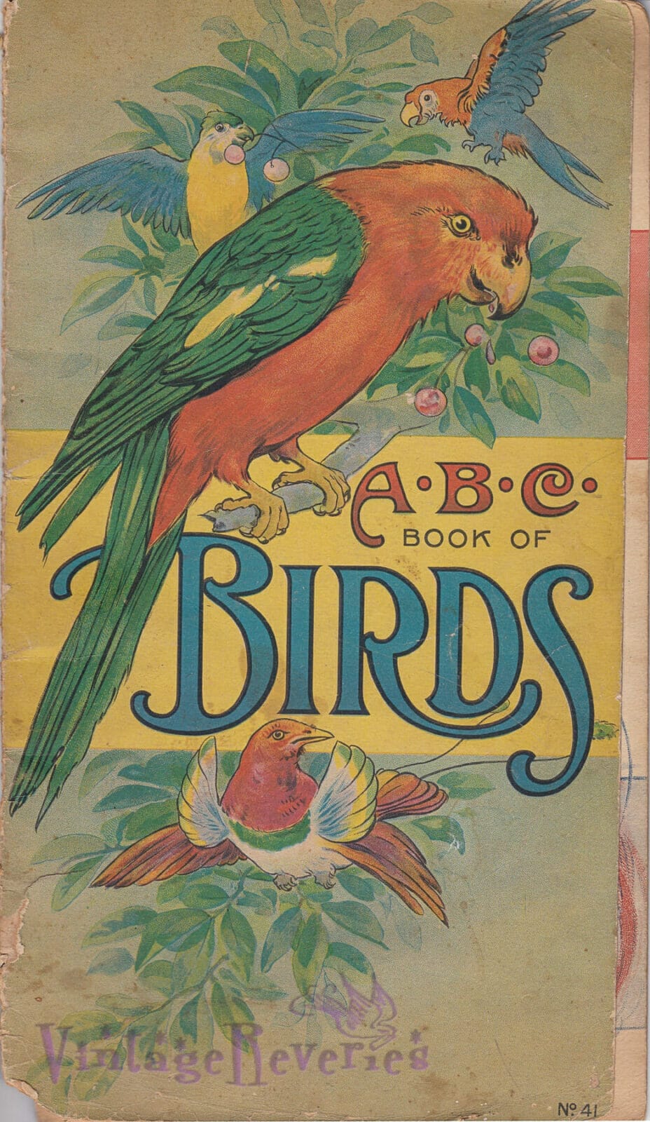Illustrated childrens ABC bird book