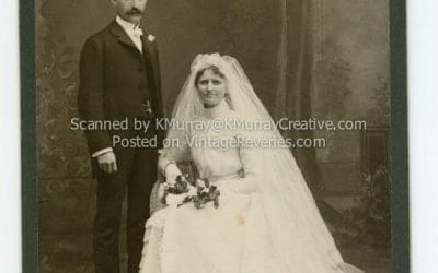 Turn of the Century Wedding, couple, and baby photo scans