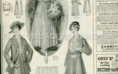 Late Edwardian Fashion Illustrations, Style Advice, Recipes and Advertisements