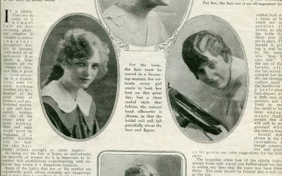 Summer 1917 Edwardian Hair Styles – and the last of the April 1917 scans