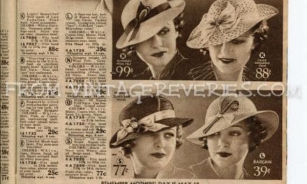 1935 Hat Fashions, Womens Hat Advertisements