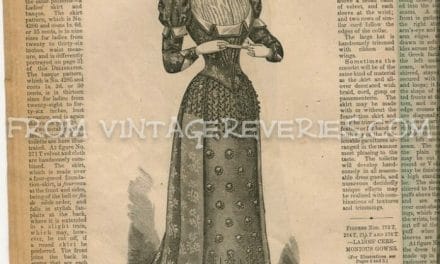 Remarks on Current Fashions & Fashion Illustrations from 1892