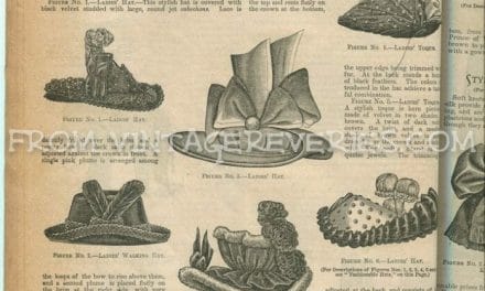 Illustrated Miscellany: 1892 Hat Fashions, Victorian Embroidery, Dressmaking at Home, and other household crafts