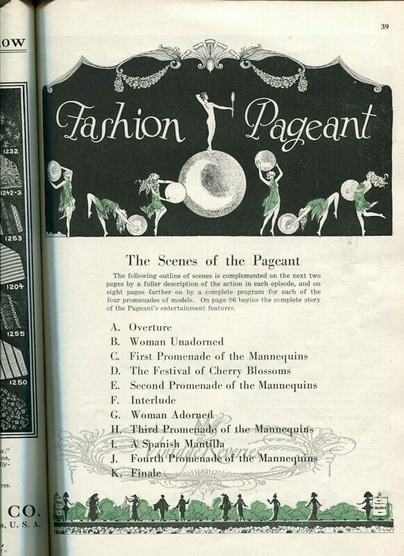 1924 St. Louis Fashion Pageant Program – pt 1