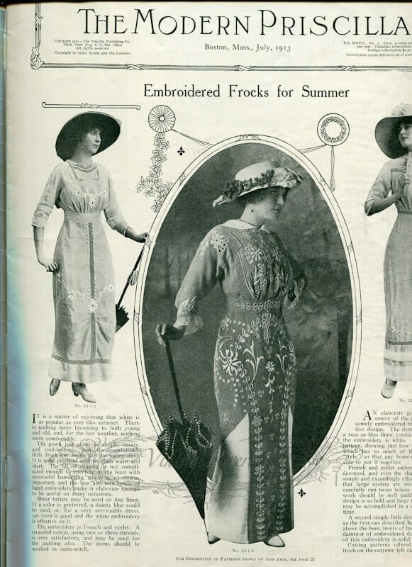 Edwardian Fashion Photos from 1913 and an Ivory Soap Advertisement