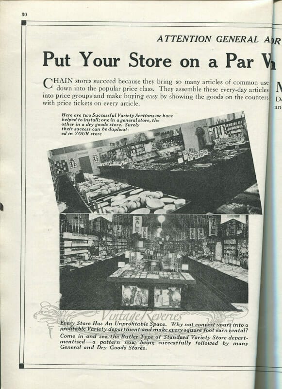1920s General Store Wholesaler Advertisement – Butler Brothers