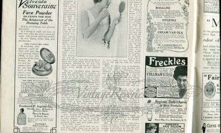 Advertisements and back pages from Edwardian magazine The Modern Priscilla July 1913