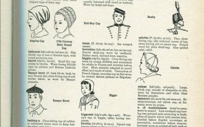 Different Types of Caps and Capes Illustrated- from The Language of Fashion