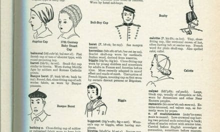 Different Types of Caps and Capes Illustrated- from The Language of Fashion