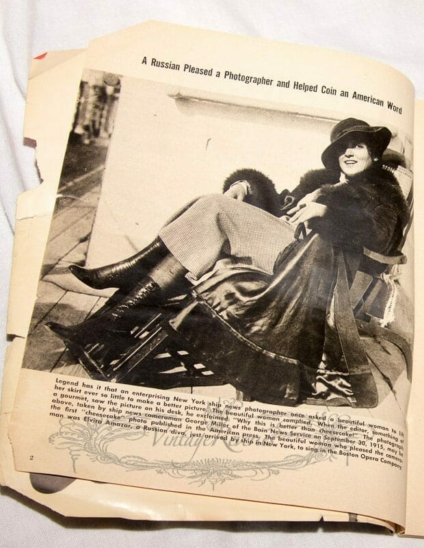How the term cheesecake pinup originated
