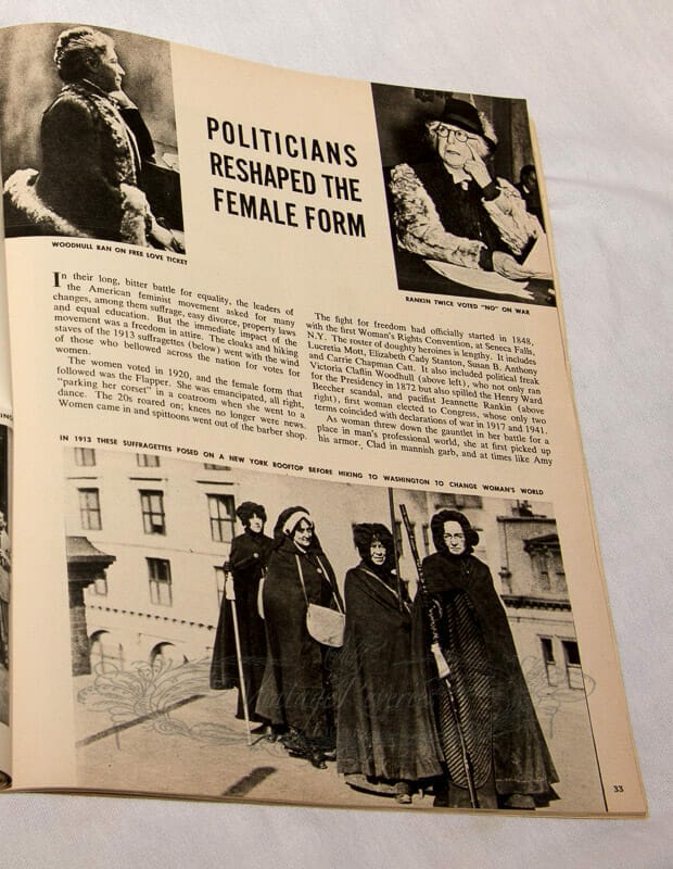 How Politics shaped womens fashions in the early 20th century