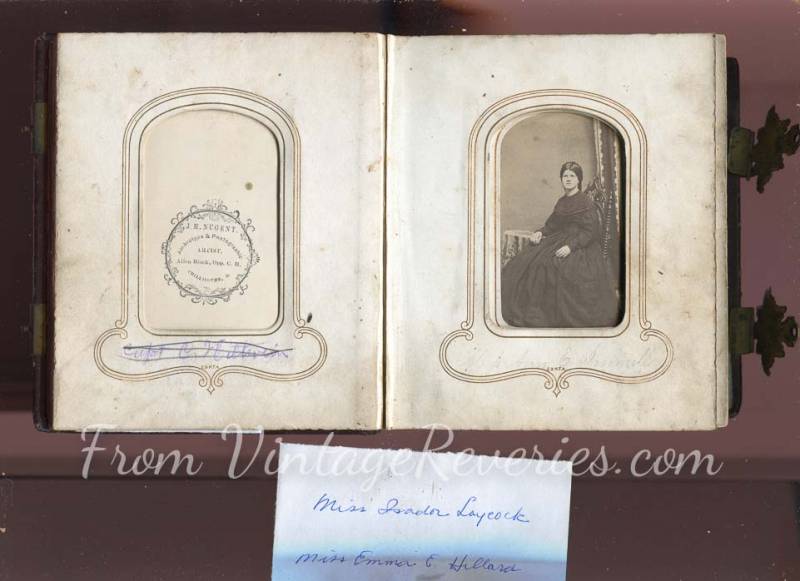 A photo album of Civil War Women and Men