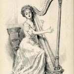 3 Musical Gibson Girl Sketches