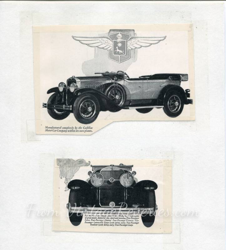 Old Cadillac Lasalle Ads