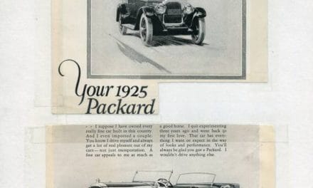 1920s Packard Auto Ads