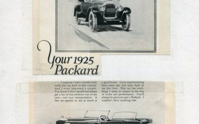 1920s Packard Auto Ads