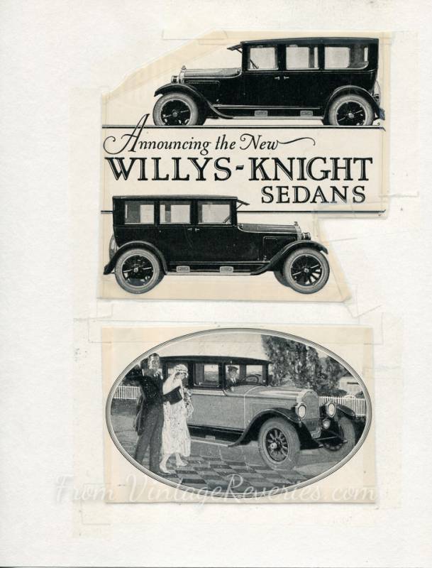 Wills Sainte Claire, Willys Knight, and Stutz auto ads