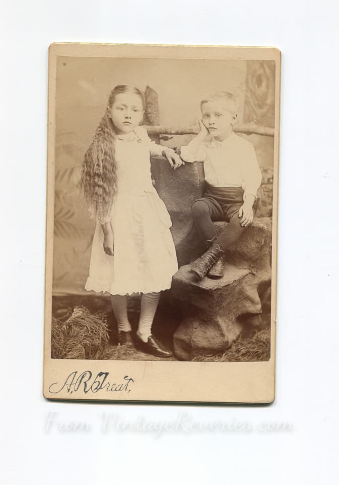 young girl cabinet card
