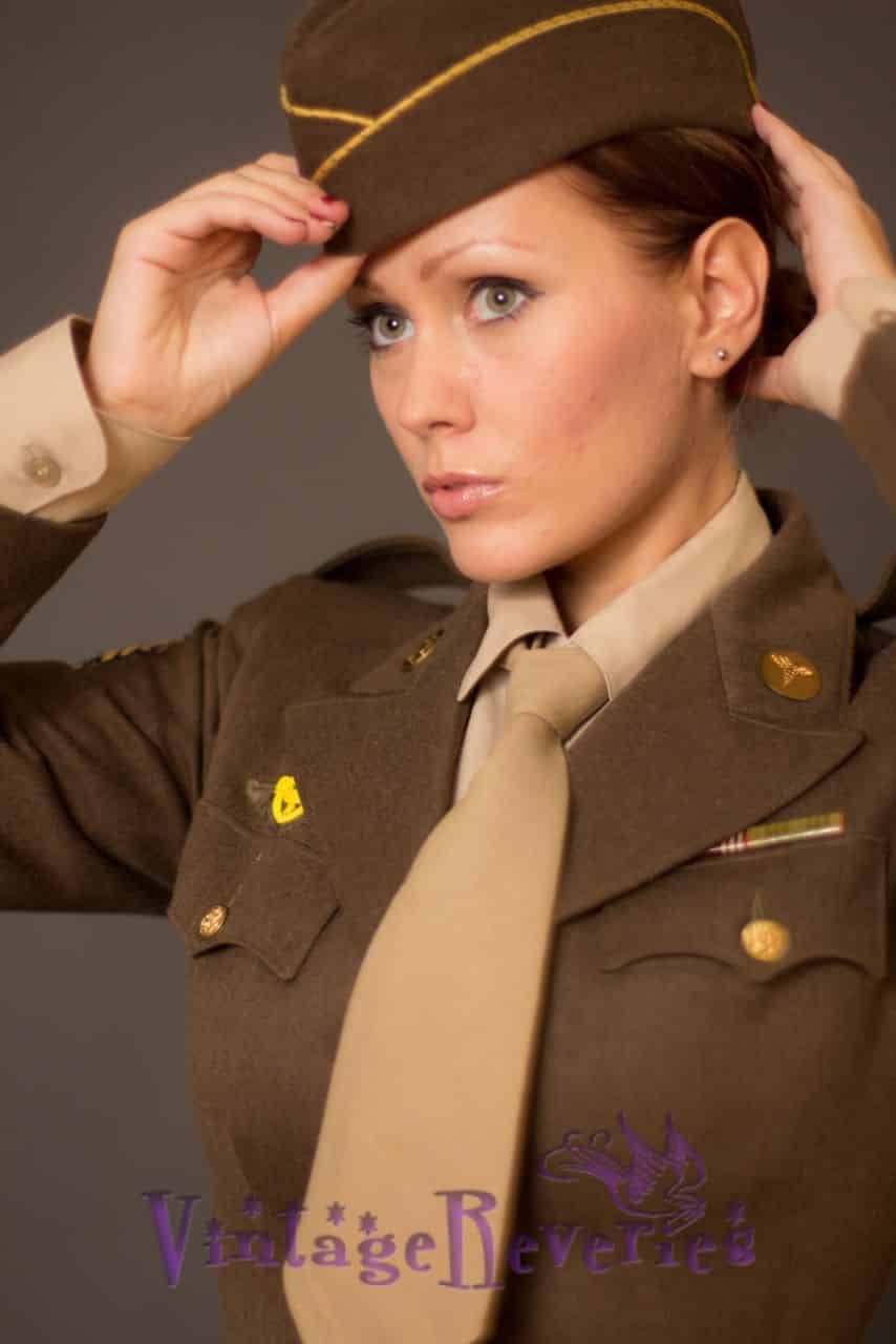 WWII WAC Uniform portrait
