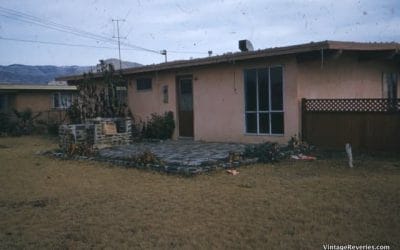 Old house and car slides from 1962