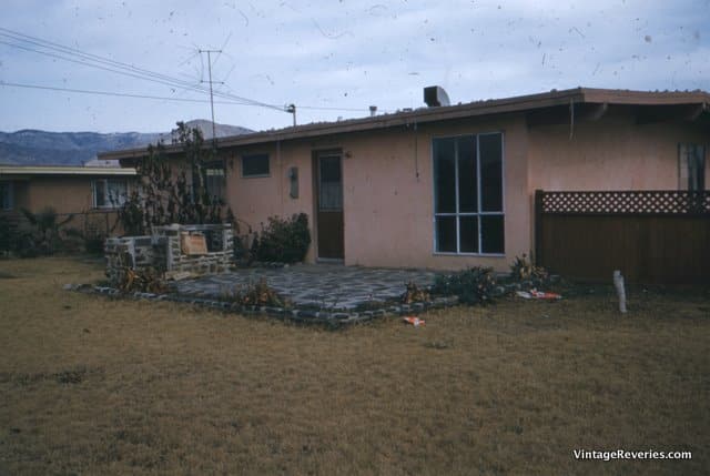 Old house and car slides from 1962