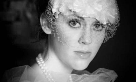 Vintage inspired bridal headshots