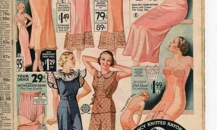 1935 slip, bra, and panty advertisements