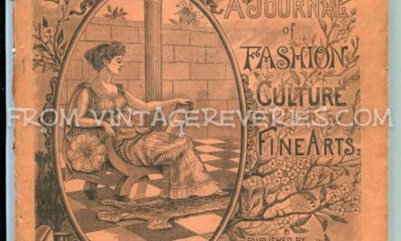 1892 Delineator Fashion Culture Fine Arts Magazine Cover