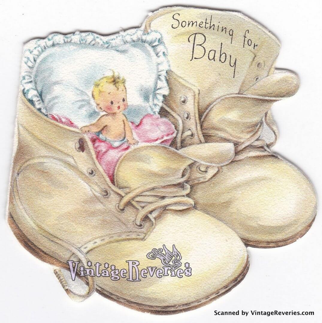 Early 1960s New Baby and Baby Shower Greeting Cards