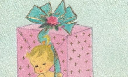 Cute Vintage Baby Shower Cards from 1962