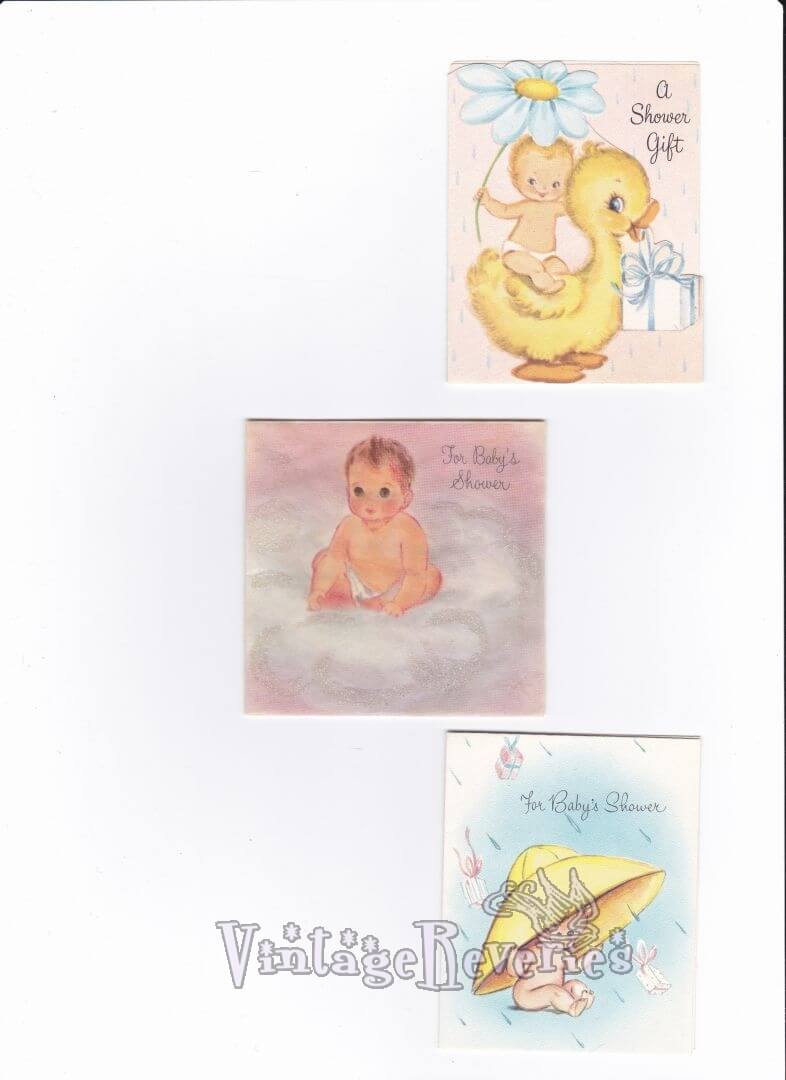 baby shower card scans
