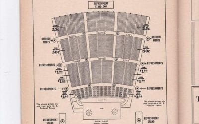 1940s St. Louis Municipal Opera Seating Chart and Ads