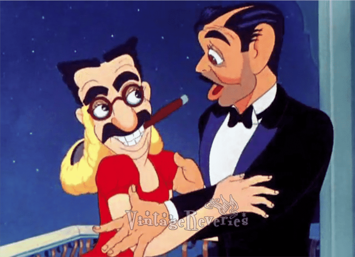 Groucho Marx and Clark Gable