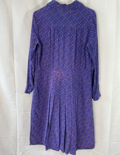 Rare large 30s silk dress for sale