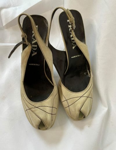 vintage 90s Prada platform sandals