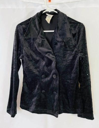 vintage black velvet Maggie Lawrence jacket