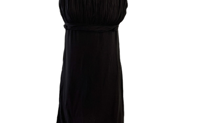 Empire waist vintage little black dress from the 1960s