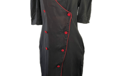 1980s does the 1940s pinup wrap dress – by Cactus NYC