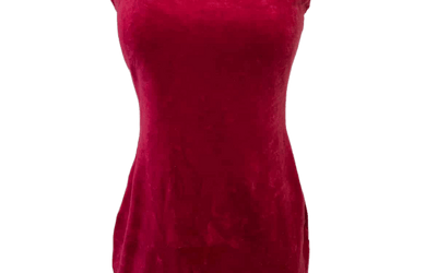 Paris Blues spaghetti strap sexy velvet mini-dress