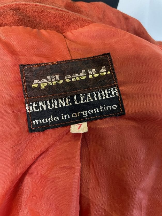 Split End LTD vintage suede coat