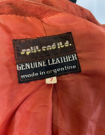 Split End LTD vintage suede coat