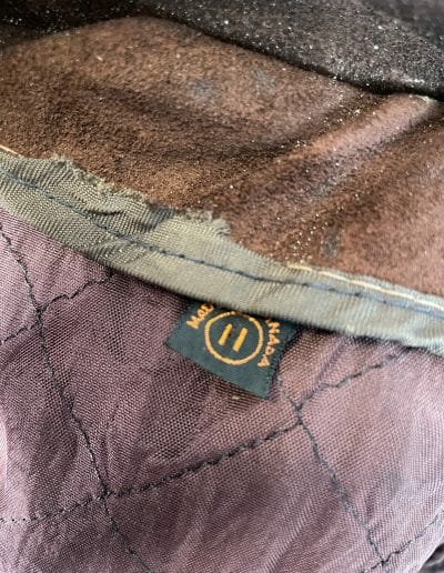 Vintage coat label Kirk's SuedeLife