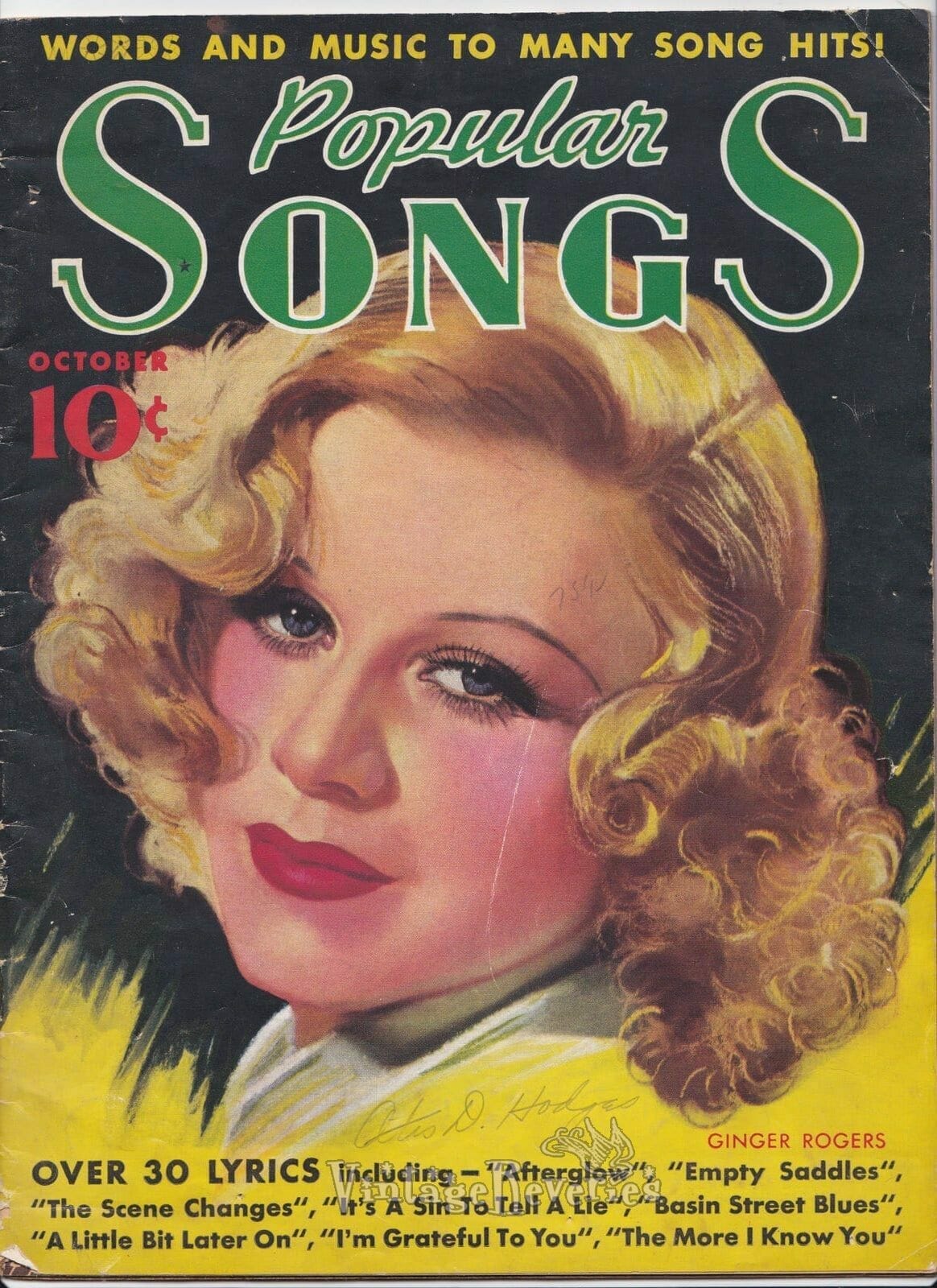 Popular Songs Magazine: October 1935