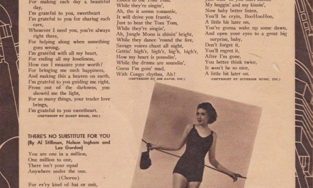 Lyrics to 1930s popular songs pt 3