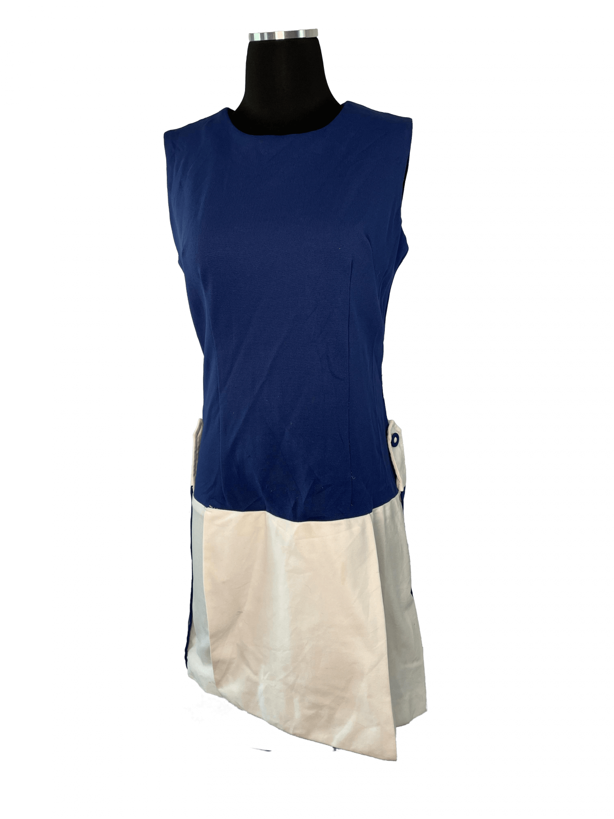 Vintage 1970s tennis dress sports outfit with label that says Vaya