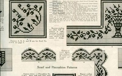 Edwardian Filet Crochet Pattern from 1917