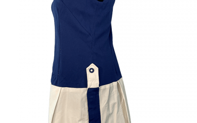 Vintage 1970s tennis dress sports outfit – with label that says Vaya