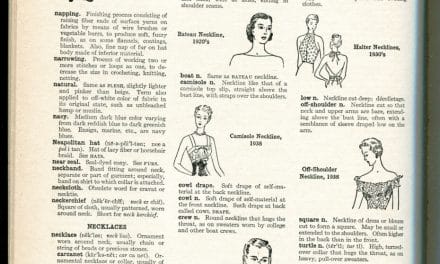 Types of Necklines Defined. Fashion Terminology, Lambswool to Nets